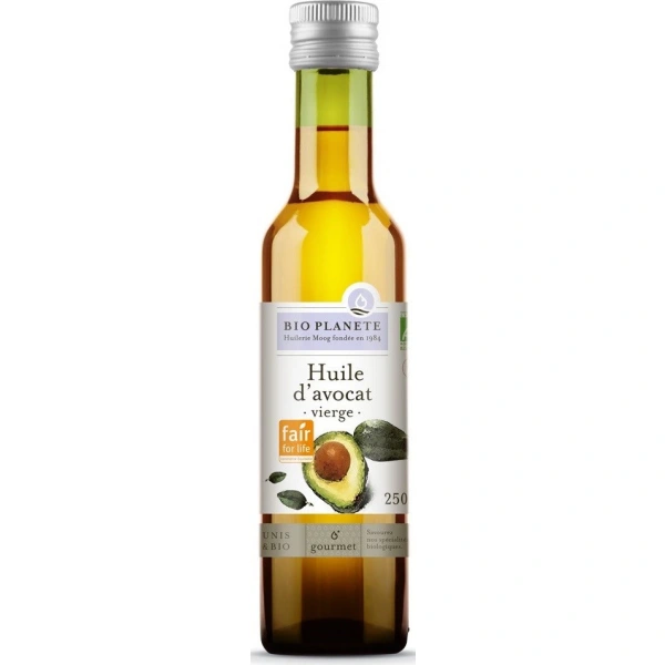 Olej z miąższu awokado tłoczony na zimno fair for life bio 250 ml - bio planete