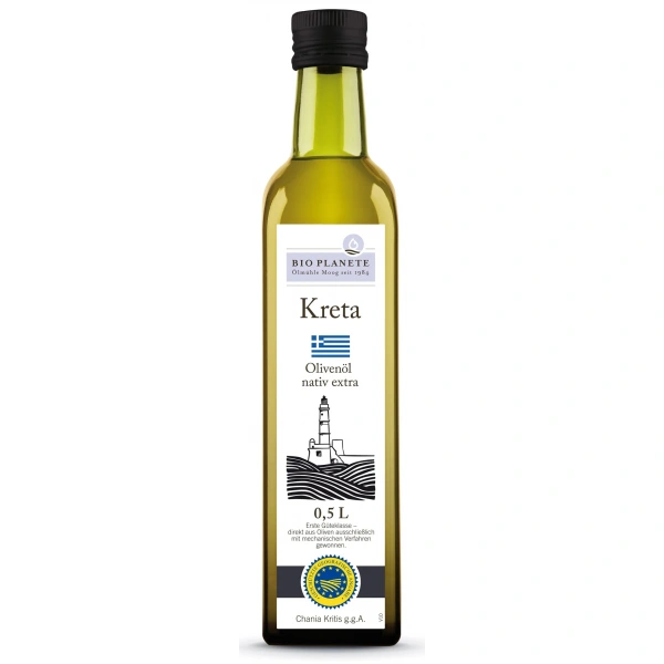 Oliwa z oliwek extra virgin kreta p.g.i. bio 500 ml - bio planete