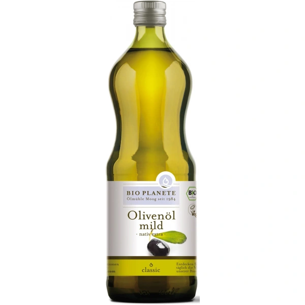 Oliwa z oliwek extra virgin łagodna bio 1 l - bio planete