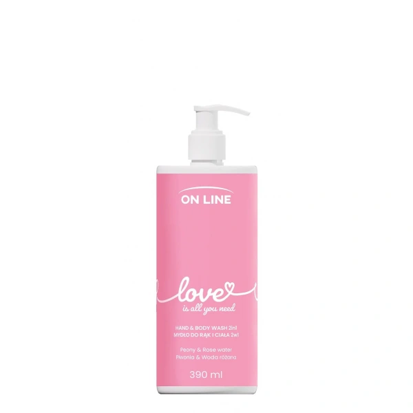 ON LINE Emocje Mydło do rąk i ciała 2w1 Love 390 ml