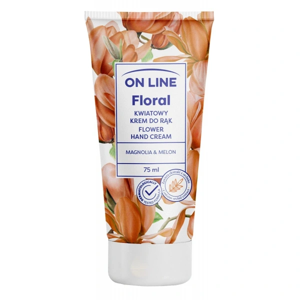 ON LINE Floral Kwiatowy krem do rąk - Magnolia & Melon 75 ml