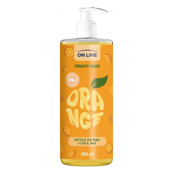 ON LINE Fruity Shot Mydło Orange 390 ml