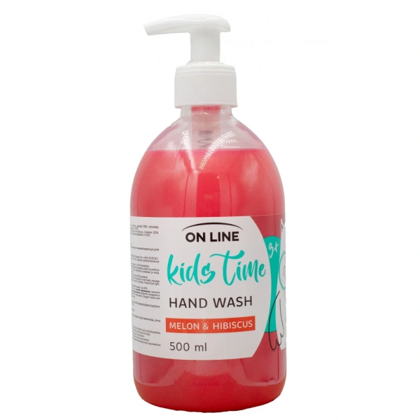 ON LINE Kids Time Mydło do rąk Melon i Hibiskus 500 ml