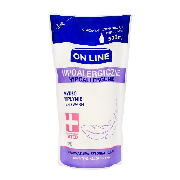 On Line Mydło w płynie Hipoalergiczne Pure - uzupełnienie  500ml