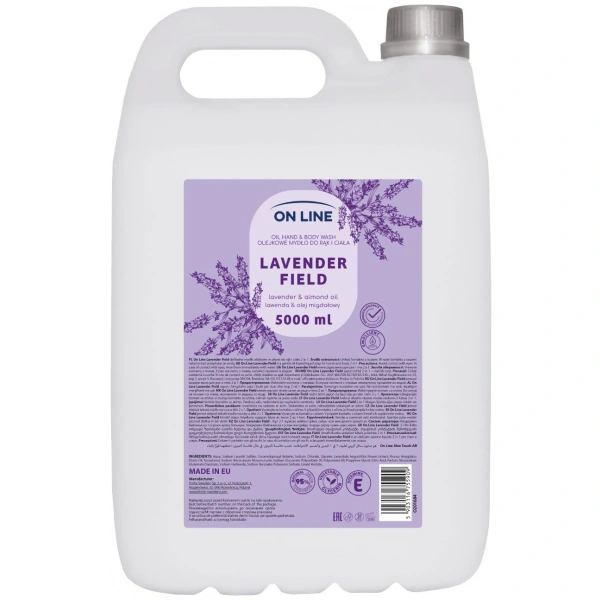 ON LINE Olejkowe mydło do rąk i ciała Lawenda&Olej migdałowy 5000 ml