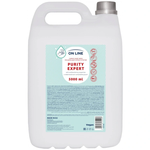ON LINE Pielęgnujące mydło w płynie Antybakteryjne 5000 ml