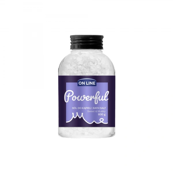 ON LINE Sól do kąpieli Powerful 600 g