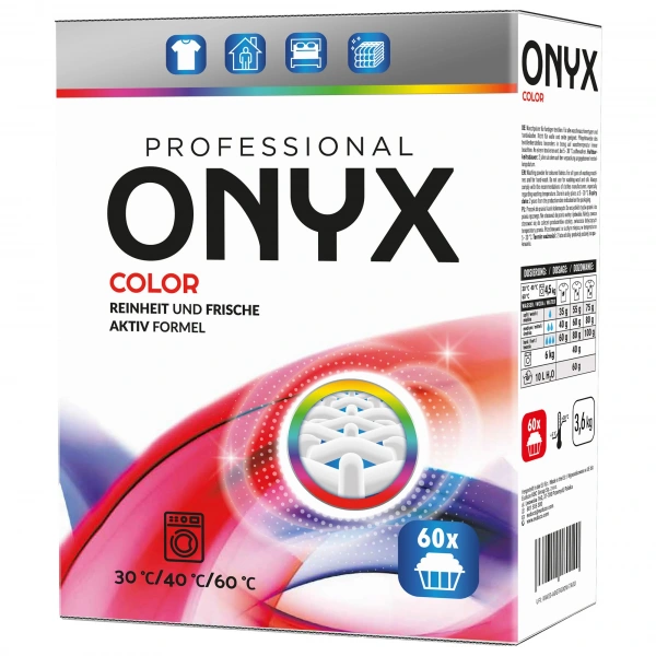 ONYX PROFESSIONAL Proszek do prania (60 prań) - Color 3.6 kg