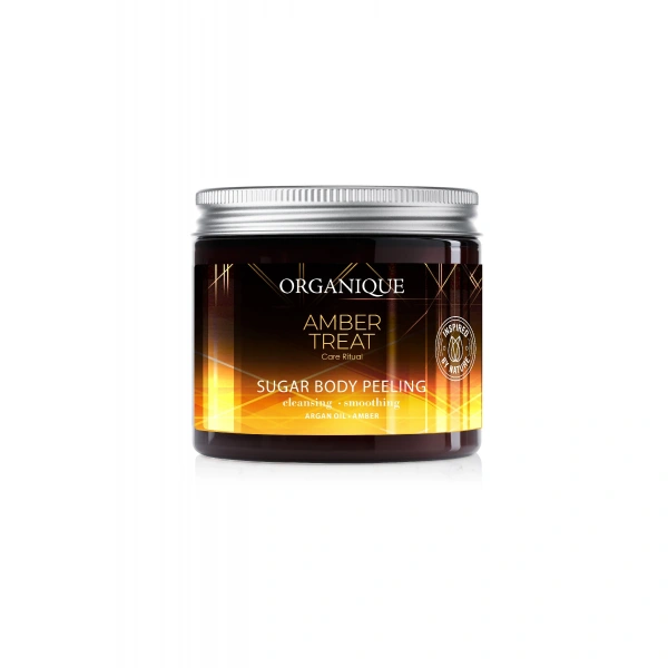 ORGANIQUE Amber Treat Cukrowy peeling do ciała 200 ml