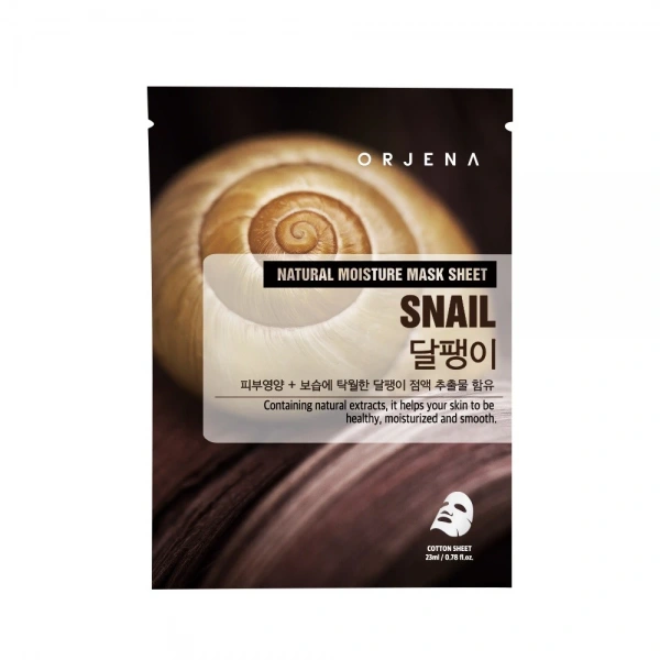 ORJENA Mask Sheet Maska regenerująca w płachcie - Snail 23 ml