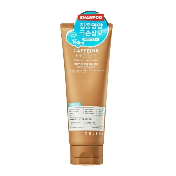 ORJENA Power Szampon do włosów wzmacniający Caffeine & Protein 200 ml