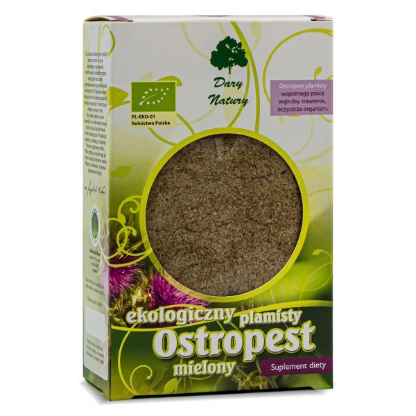 Ostropest plamisty mielony bio 100 g - dary natury