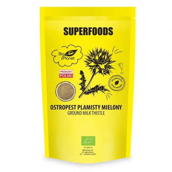 Ostropest plamisty mielony bio 200 g - bio planet