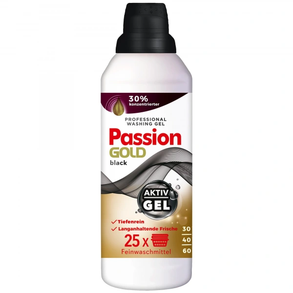 PASSION GOLD Professional Żel do prania ubrań czarnych 1000 ml
