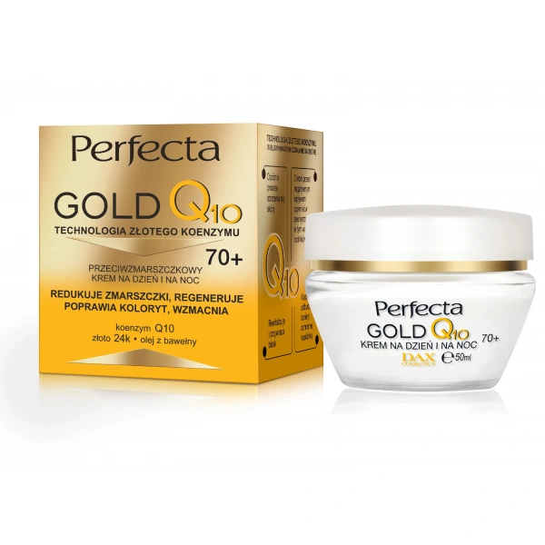 PERFECTA Gold Q10 70+ Krem przeciwzmarszczkowy na dzień i na noc 50 ml