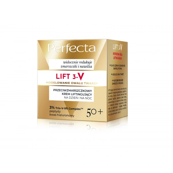 PERFECTA Lift 3-V 50+ Przeciwzmarszczkowy krem liftingujący na dzień i na noc 50 ml