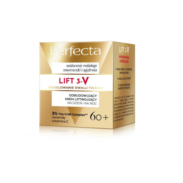 PERFECTA Lift 3-V 60+ Odbudowujący krem liftingujący na dzień i na noc 50 ml
