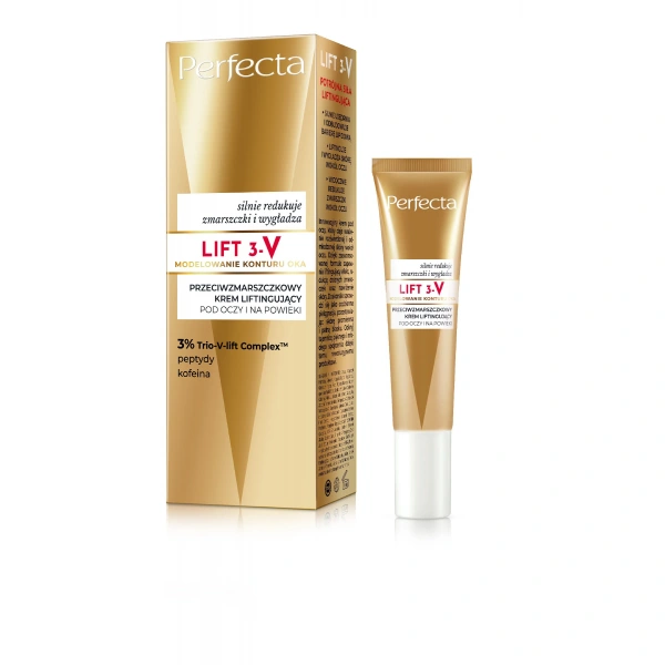 PERFECTA Lift 3-V Przeciwzmarszczkowy krem liftingujący pod oczy i na powieki 15 ml