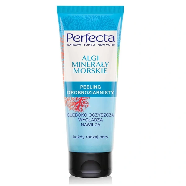 PERFECTA Peeling drobnoziarnisty do twarzy Algi i minerały morskie 75 ml