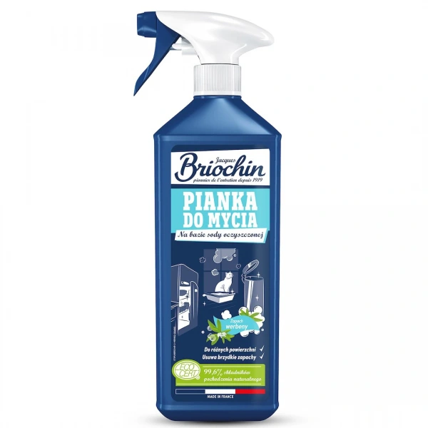 Pianka czyszcząca usuwająca zapachy werbenowa eco 750 ml - briochin
