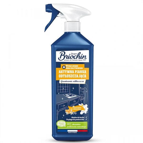 Pianka odtłuszczająca pomarańczowa w sprayu eco 750 ml - briochin