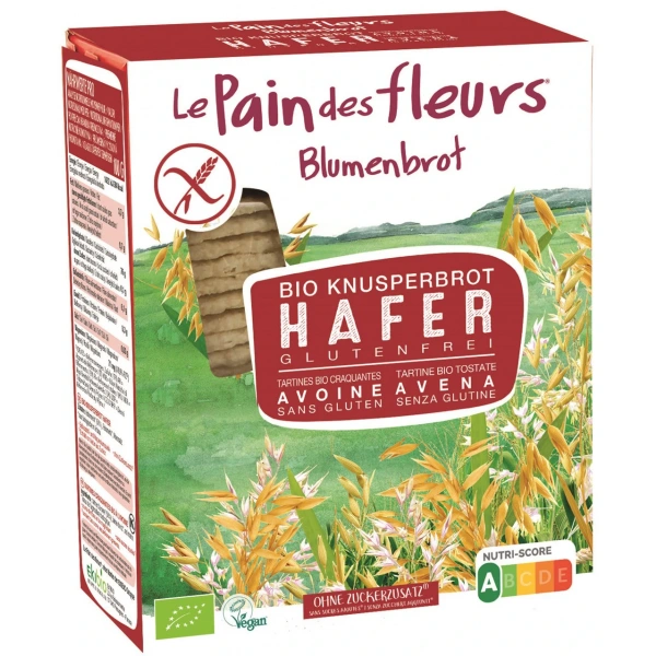 Pieczywo chrupkie owsiane bezglutenowe bio 150 g - le pain des fleurs