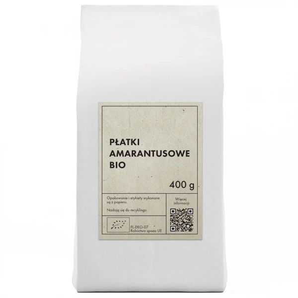 Płatki amarantusowe bio 400 g - the planet