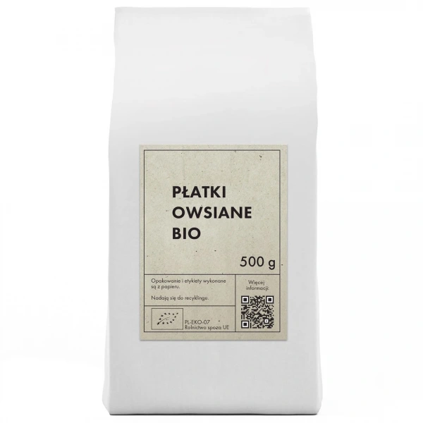 Płatki owsiane bio 500 g - the planet