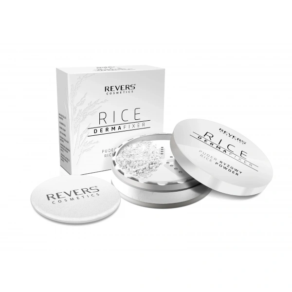 REVERS Puder Ryżowy do twarzy Rice Derma Fixer 15g