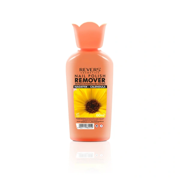 REVERS Zmywacz do paznokci bez acetonu - Nagietek 60ml