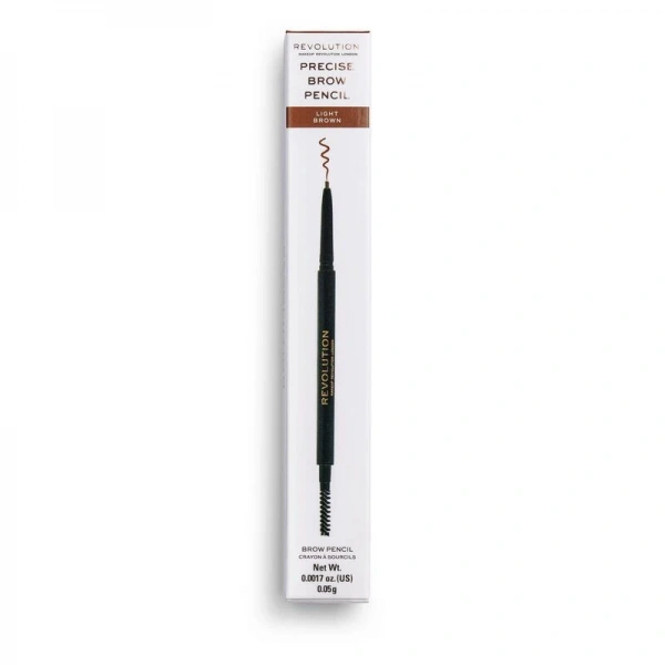 REVOLUTION Precise Brow Pencil Dwustronna kredka do brwi Light Brown