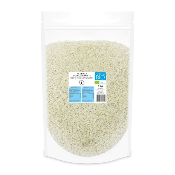 Ryż biały długoziarnisty bezglutenowy bio 5 kg - horeca (bio planet)