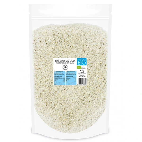 Ryż biały okrągły bio 5 kg - horeca (bio planet)