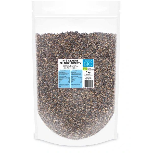 Ryż czarny pełnoziarnisty bio 5 kg - horeca (bio planet)