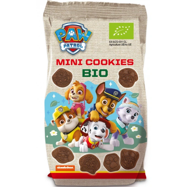 ŚWINKA PEPPA Mini ciastka kakaowe dla dzieci Psi Patrol BIO 100 g