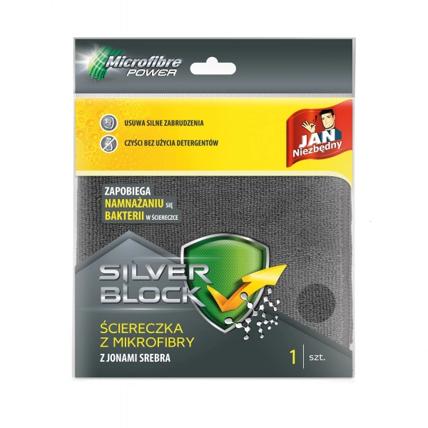 Sarantis Jan Niezbędny Silver Block Ściereczka z mikrofibry z jonami srebra  1szt