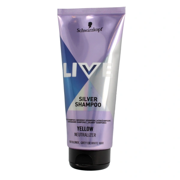 Schwarzkopf Live Szampon srebrny do włosów blond,rozjaśnionych i siwych  200ml