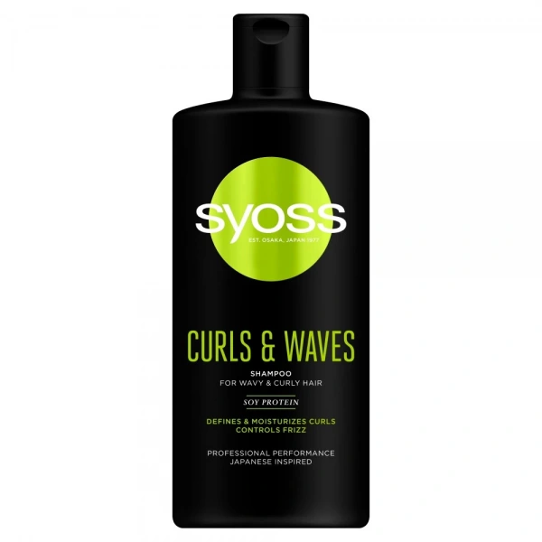 Schwarzkopf  Syoss Curls & Waves Szampon do włosów podkreślający loki  440ml