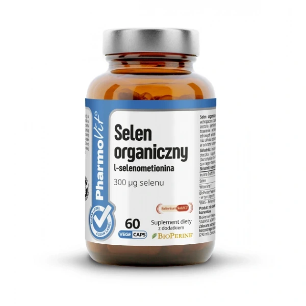 Selen (300 µg) bezglutenowy 60 kapsułek - pharmovit