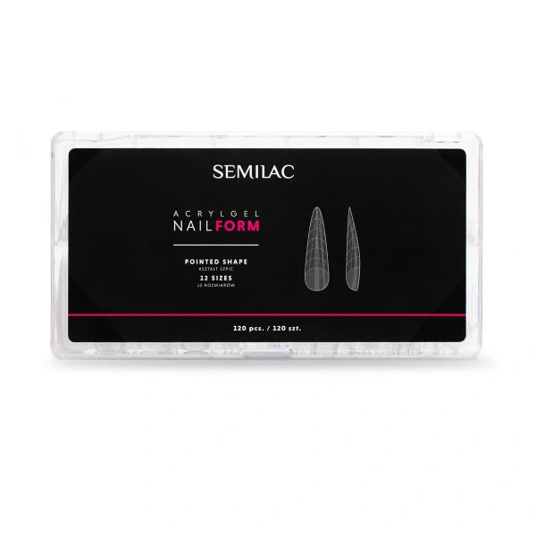 SEMILAC Acrylgel Nail Form Pointed Formy do akrylożelu 120 szt.