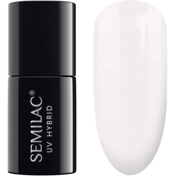 SEMILAC Lakier hybrydowy 001 Strong White 7 ml