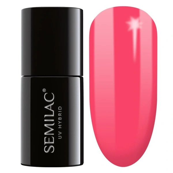 SEMILAC Lakier hybrydowy 043 Electric Pink 7 ml
