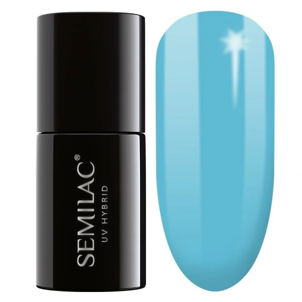 SEMILAC Lakier hybrydowy 044 Intense Blue 7 ml