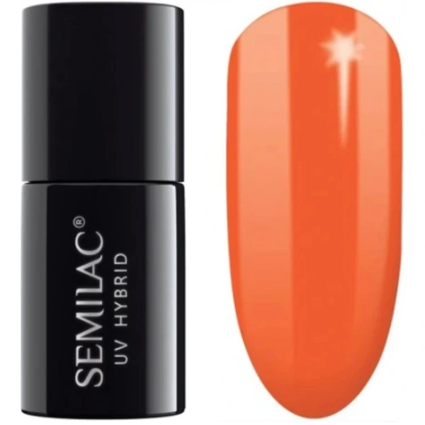 SEMILAC Lakier hybrydowy 045 Electric Orange 7 ml