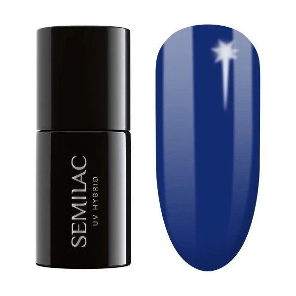 SEMILAC Lakier hybrydowy 308 Festive Blue 7 ml