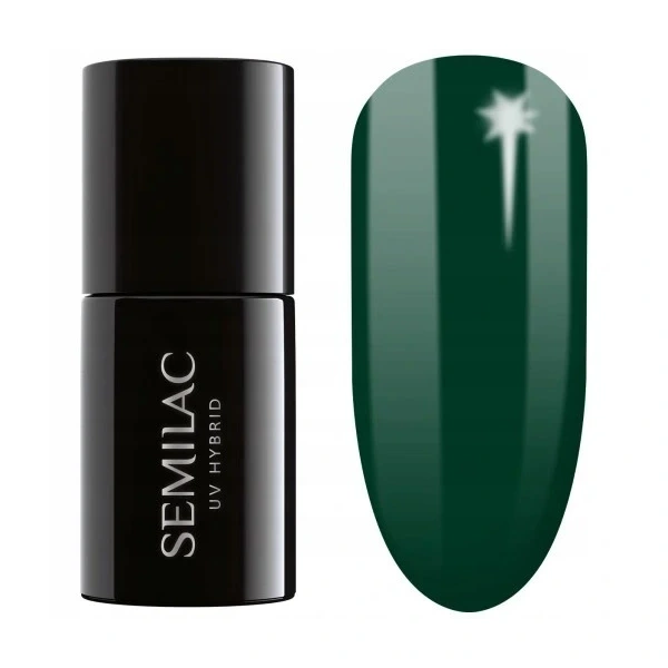 SEMILAC Lakier hybrydowy 309 Pine Green 7 ml