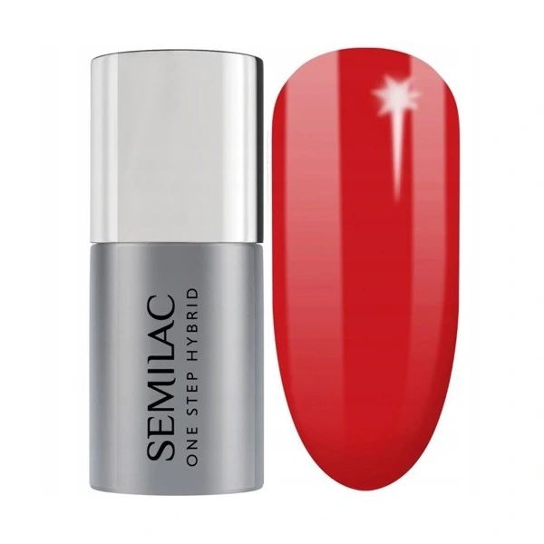 SEMILAC Lakier hybrydowy 550 Pure Red 7 ml