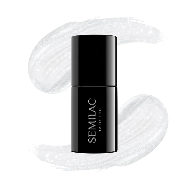 SEMILAC Lakier hybrydowy Wedding Pearls 237 White Pearl (HEMA free) 7 ml