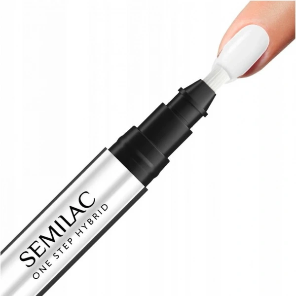 SEMILAC One Step Hybrid Lakier hybrydowy do paznokci Marker S110 The White 3 ml
