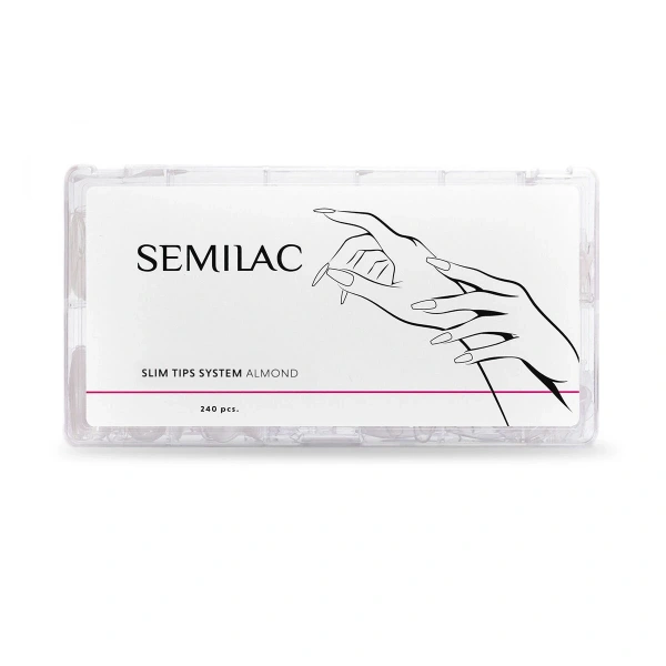 SEMILAC Slim Tips System Almond 240 szt.